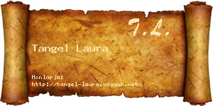 Tangel Laura névjegykártya