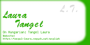 laura tangel business card
